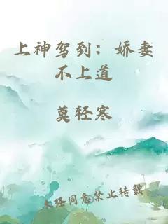 上神驾到：娇妻不上道